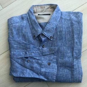 💯 %Linen Shirt (like new never worn)